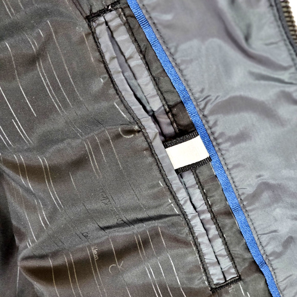 Calvin Klein Men’s Stretch Insulated Full Zip Puffer Vest Black Grey Sz XL NWOT - Picture 8 of 13